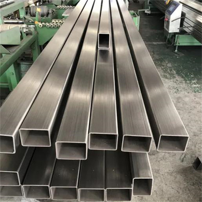 ASTM TIG 201 Paslanmaz Çelik Kare Boru 240G 1.0 Kalınlık ile Cilalı