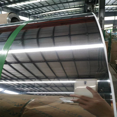 Ayna Kaplaması 304 Paslanmaz Çelik Soğuk Haddelenmiş Rulolar ASTM EN 3.1 1219mm
