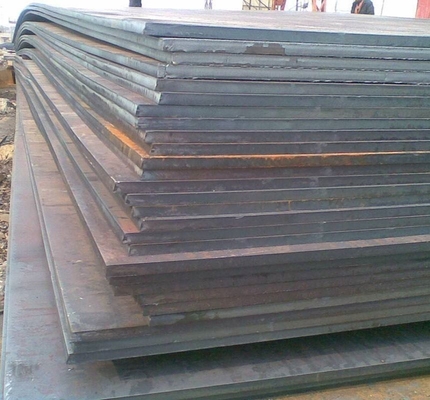 Q235 Konteyner Karbon Çelik Yaprak Metal Plakası Sıcak Lastiklenmiş