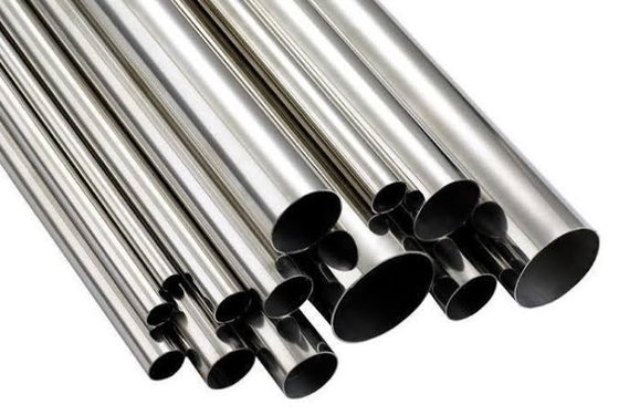 304 paslanmaz çelik kaynaklı boru yuvarlak boru ile 600 çakıl cilalı ASTM A554 Standart
